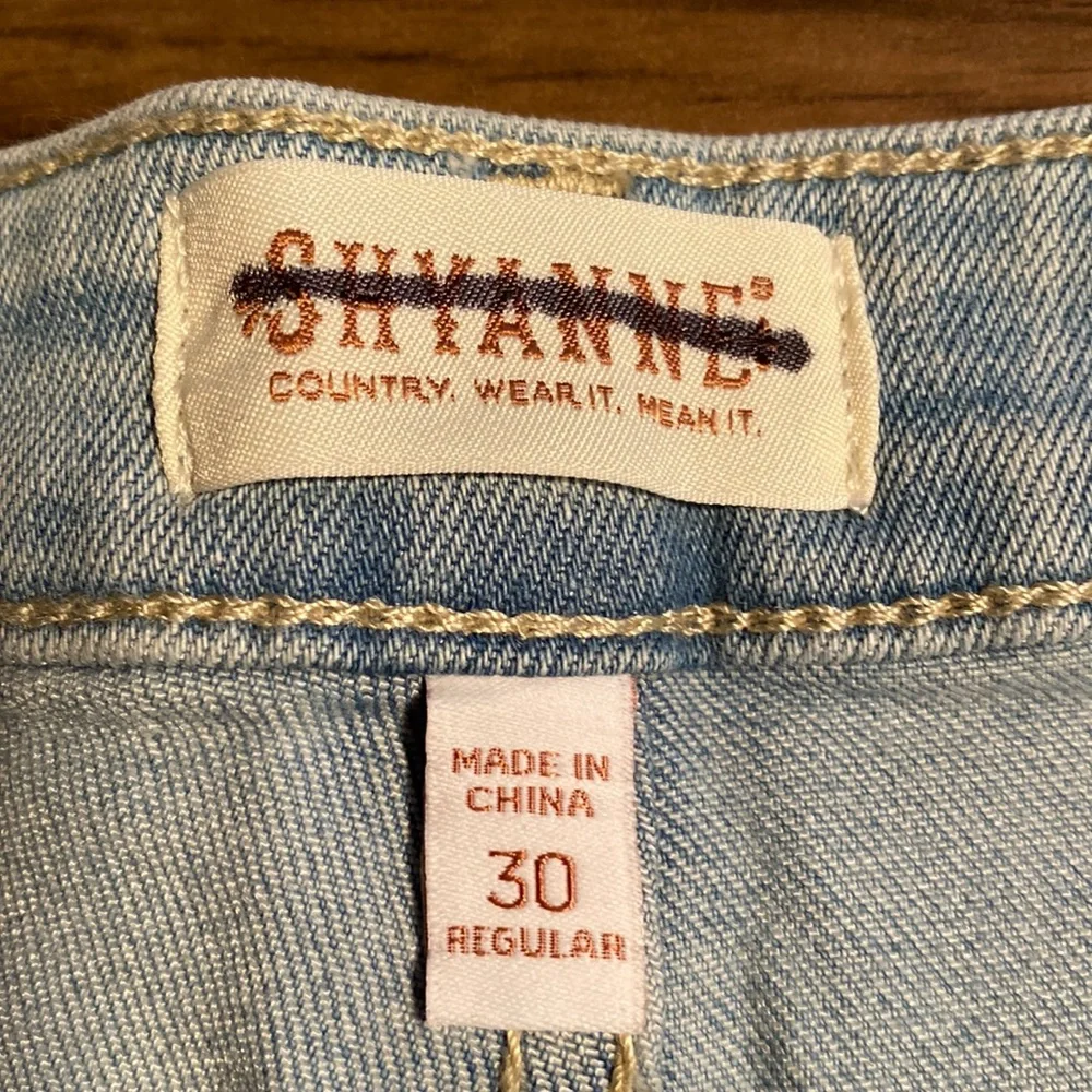 Shyanne Women’s High Rise Flare/Wide leg Denim Jeans. - Picture 7 of 7